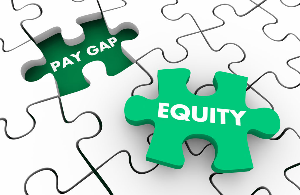 Pay Gap Equity Fair Wages Men Vs Women Puzzle Pieces 3d Illustration